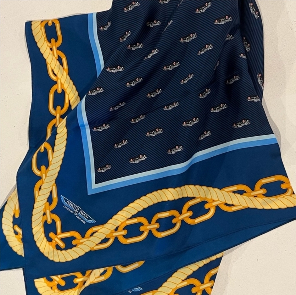 Pebble Beach Concours d’Elegance Silk Scarf